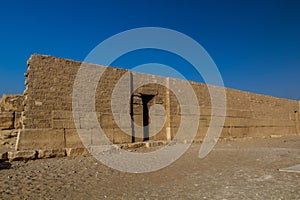 View of the necropolis in Saqqara, Egy