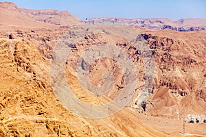 View of Negev desert in Israel photo