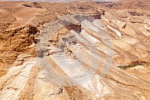 View of Negev desert in Israel photo