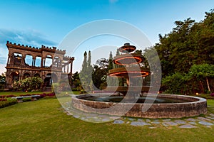 View of the Negros Occidental Tourism Center in Talisay, the Philippines on a bright day photo