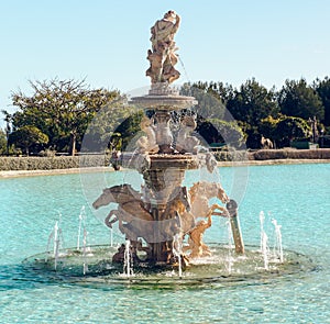 View of Neptune Fountain