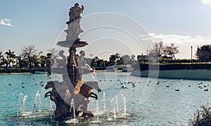 View of Neptune Fountain photo