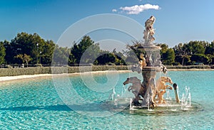 View of Neptune Fountain photo