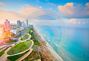 View of Netanya city, Israel