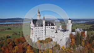 View of Neuschwanstein Castle, Bavaria, Germany.