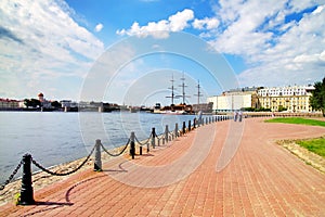 View of Neva River. St. Petersburg