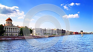 View of the Neva river. St. Petersburg