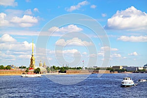 View of the Neva river. St. Petersburg