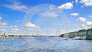 View of the Neva river. St. Petersburg