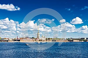 View of the Neva river. St. Petersburg