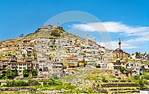 Nevsehir Castle in Cappadocia, Turkey photo