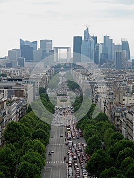 View of the new arch in Paris photo