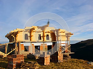 New cabin on mountain