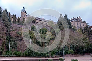 View on the new castle in Baden-Baden