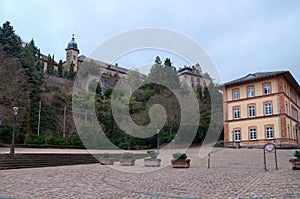 View on the new castle in Baden-Baden