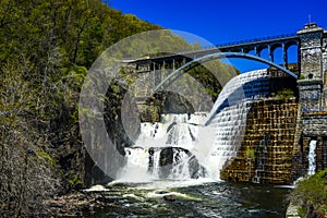 View of the New Croton Dam in Croton Gorge Park