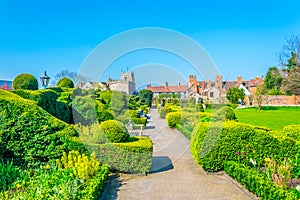 View of the new place gardens in Stratford upon Avon, England