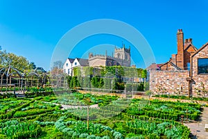 View of the new place gardens in Stratford upon Avon, England