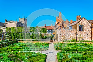 View of the new place gardens in Stratford upon Avon, England