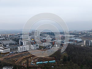 A view of a new quarter in Brno, Czech Republic