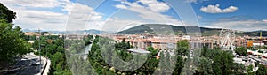 View of new residential areas of Pamplona