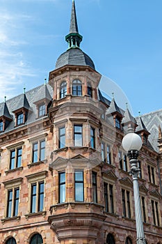 View the new town hall in Wiesbaden