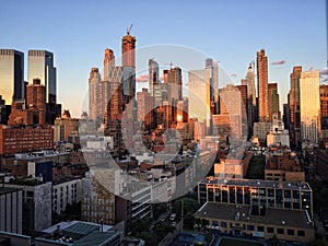 view of New York famous time square