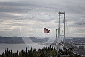 View of newly developed bridge