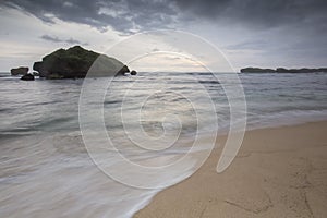 View of Ngandong Beach, Gunung kidul