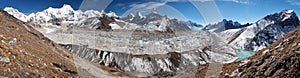 View of Ngozumba glacier