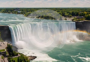 A view of the Niagara Waterfalls
