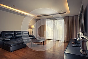 view of nice light living room.