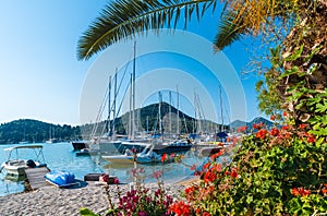 View of Nidri harbor and village, Lefkada