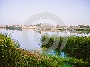 View of the Niger River from Timbuktu, Mali photo