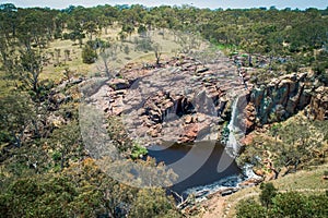 View of Nigretta Falls in Victoria, Australia.