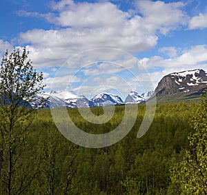 View from Nikkaloukta