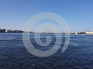 View of the Niva river and the city.