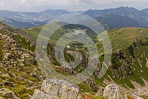 View of Nizke Tatry mountains from Krupova Hola mountain, Slovak