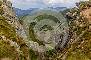 View of Nizke Tatry mountains from Krupova Hola mountain, Slovak