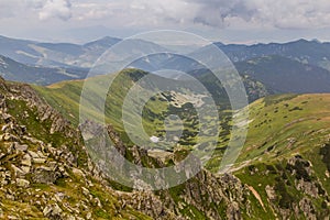 Pohľad na Nízke Tatry z Krupovej Hole