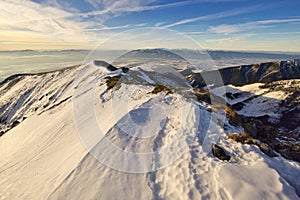 View  Nizna Bystra mountain in West Tatras