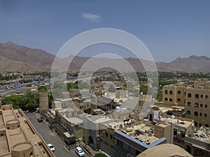 View from Nizwa fortress, Sultanat of Oman.