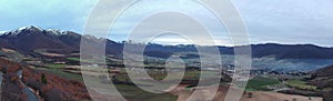 View on Norcia, Umbria, Italy. Panorama