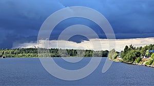 View from Norra hamn towards MjÃ¶lkudden in LuleÃ¥