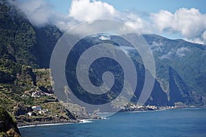 View of the northern coast of Madeira