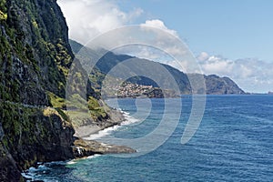 View of the northern coast of Madeira