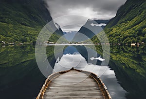 A view of the Norway Fjords