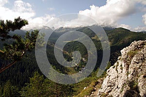 View from Nosal. Tatra, Poland.