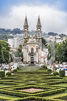 View of the Nossa Senhora da Consolacao e dos Santos Passos Church, Guimaraes, Portugal photo