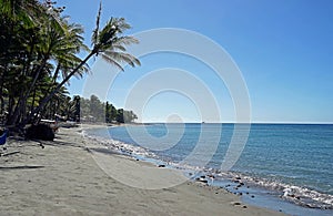 a view of a not so touristic beach in Philippines